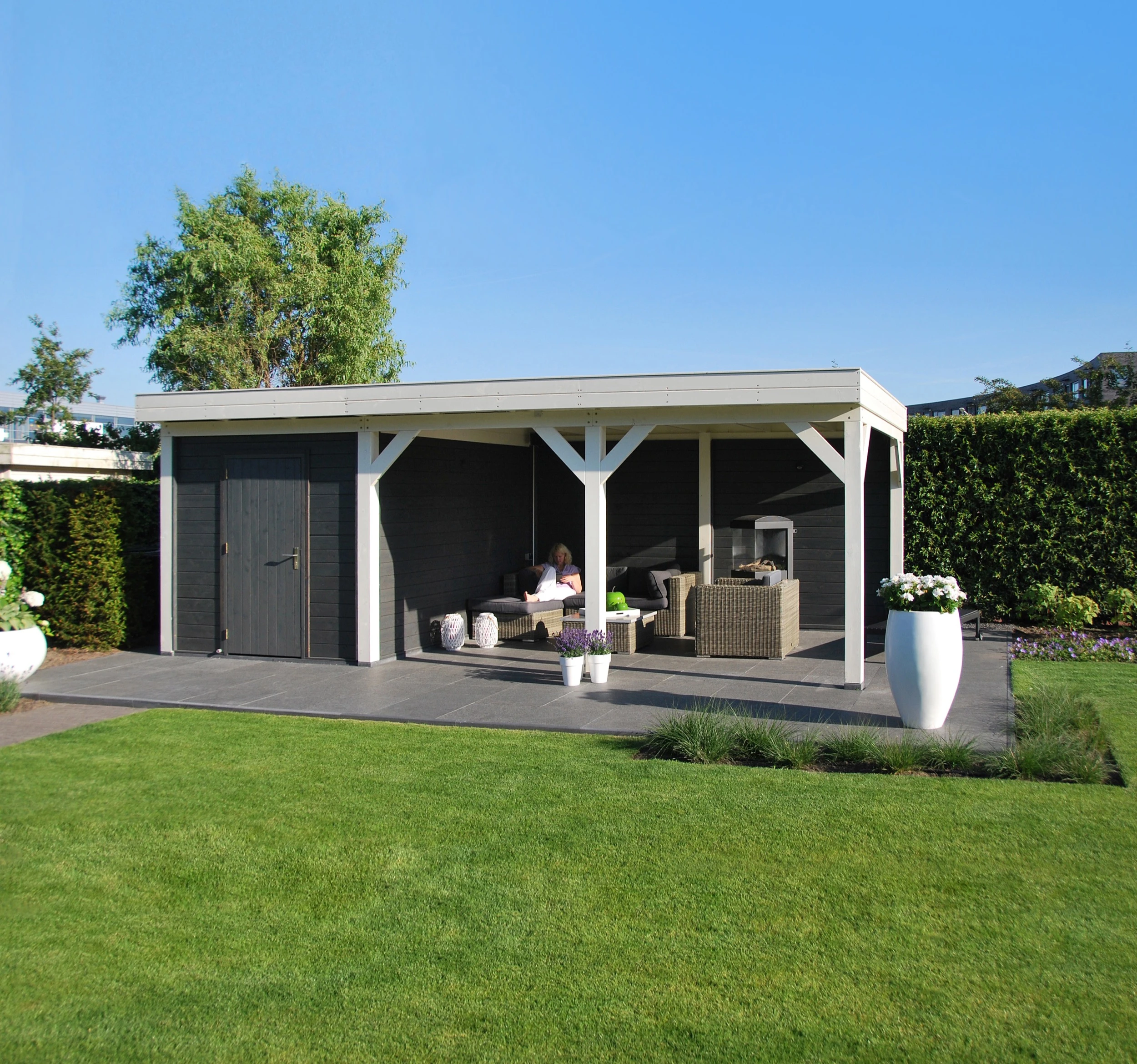 Trendhout Douglas Overkapping Mensa 675 x 400 cm - Afbeelding 3